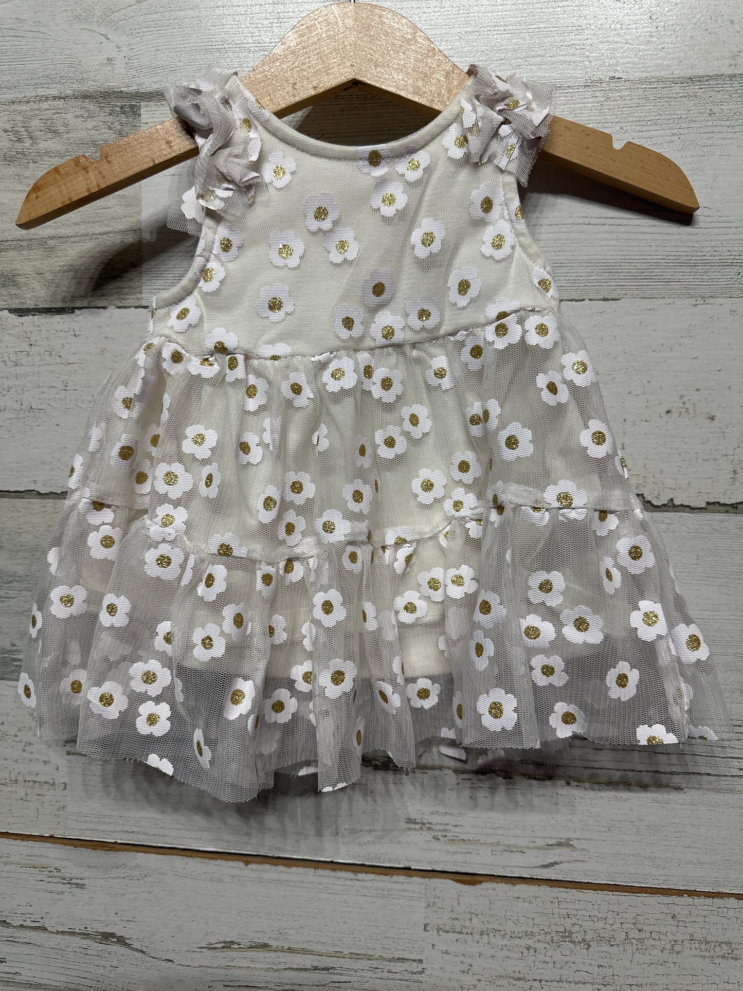 Floral Dress - Cat & Jack Girls Size 0-3m - Very Good Used Condition