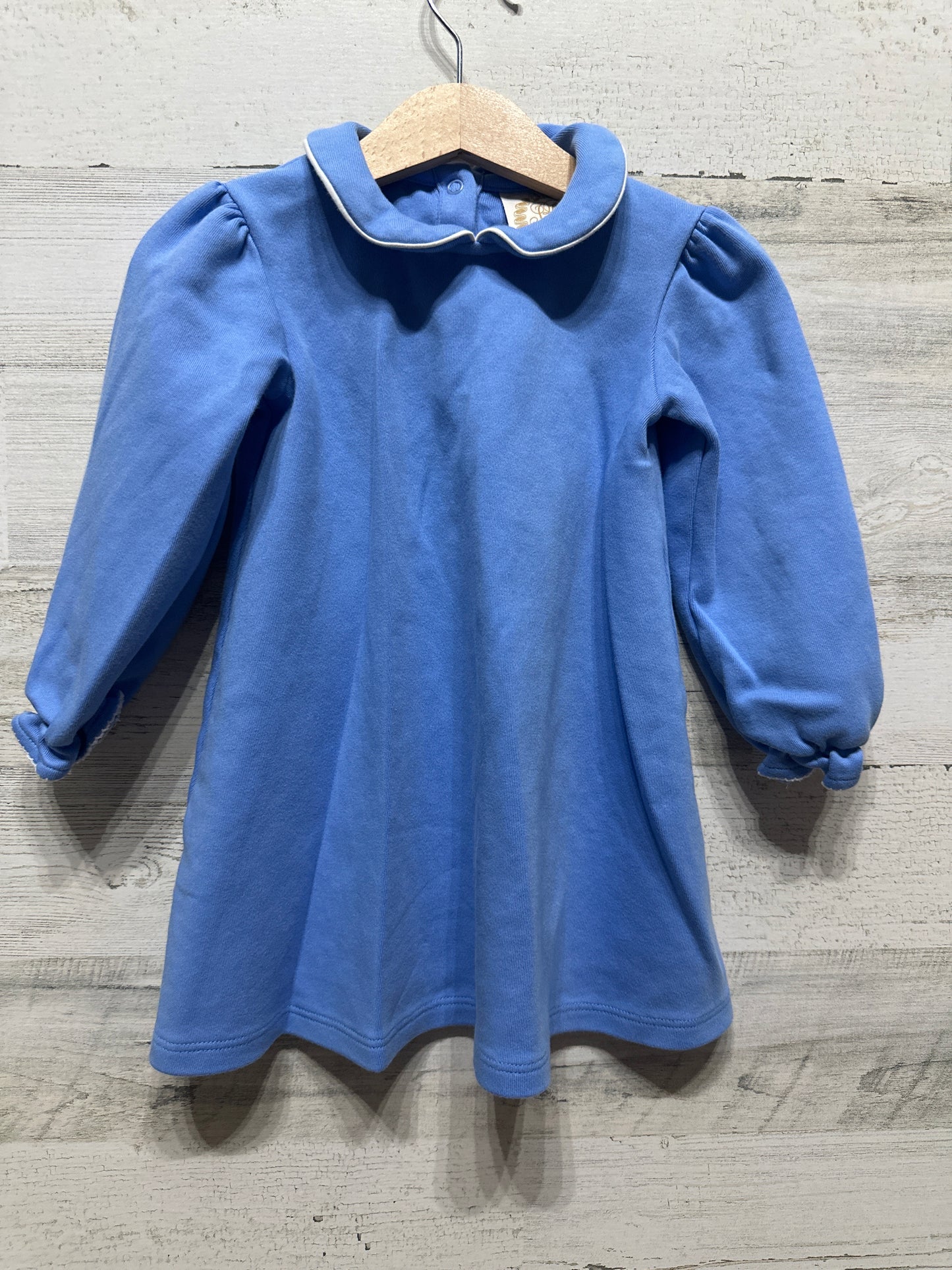 Girls Preowned Size 3 TBBC Sadie Sweatshirt Pima Cotton Dress - Very Good Used Condition