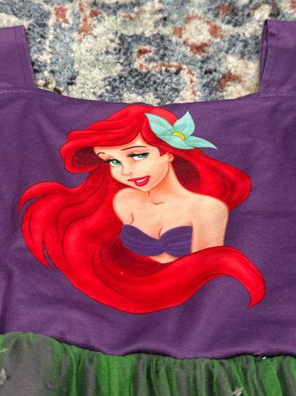 Little Mermaid Ariel Dress Girls 4t GUC