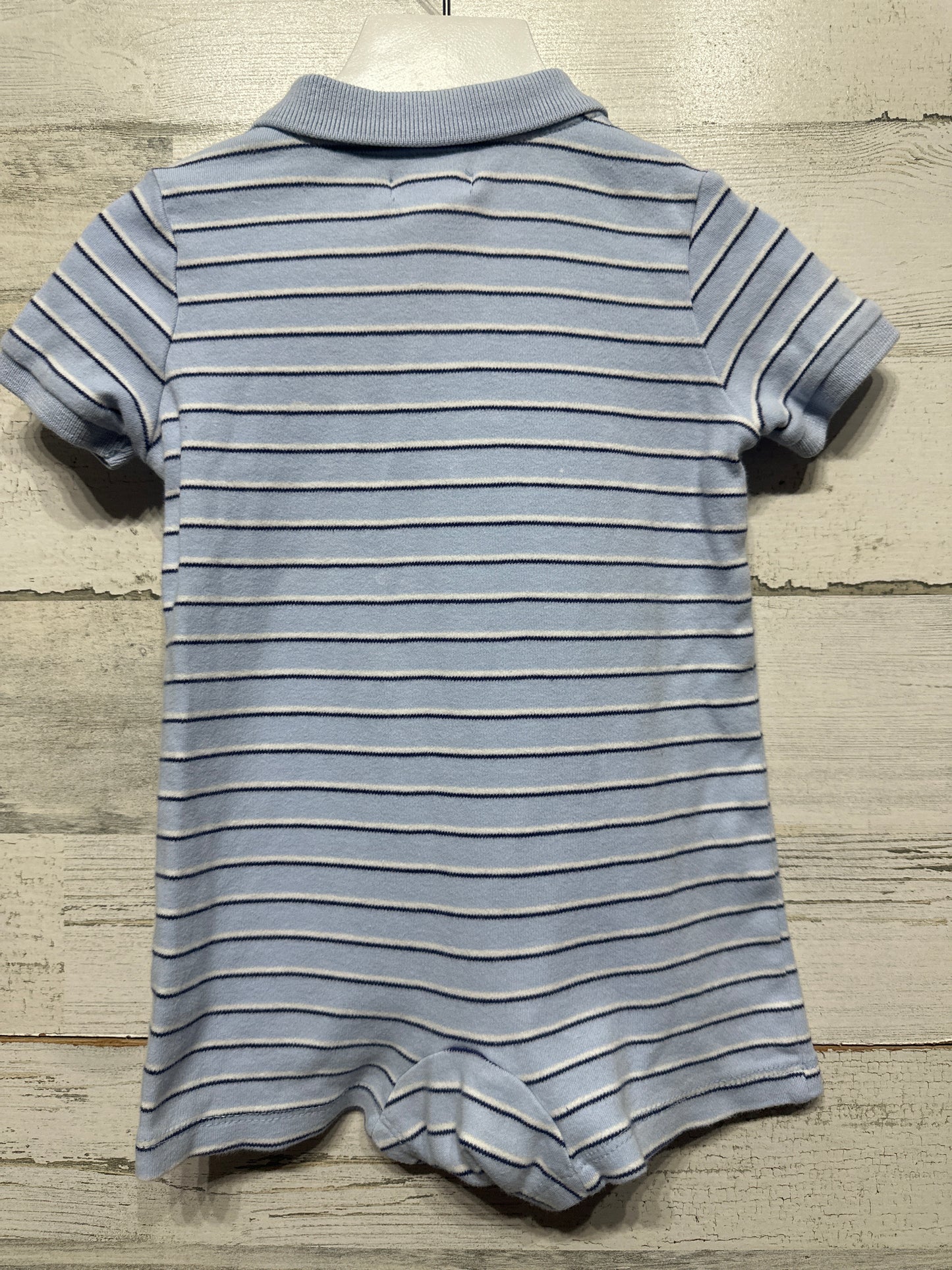Size 9m Ralph Lauren Polo Striped Romper - Very Good Used Condition*