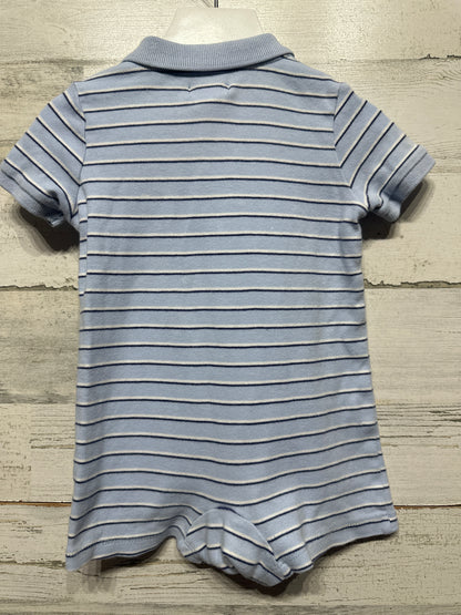 Size 9m Ralph Lauren Polo Striped Romper - Very Good Used Condition*