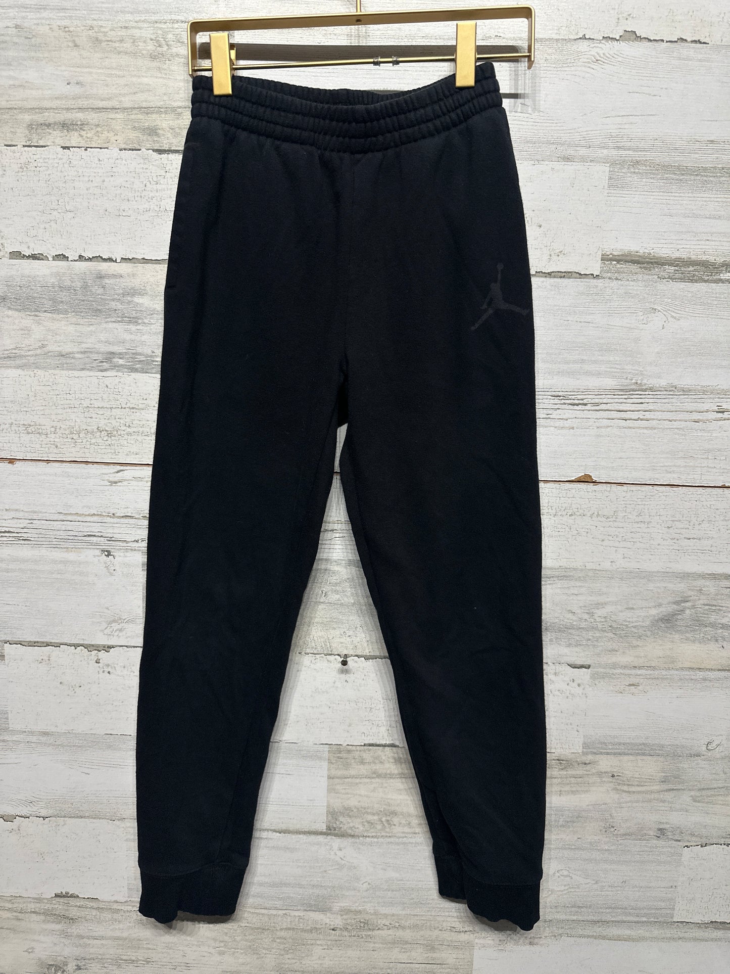 Jordan Black Sweatpants Boys Medium 10-12 GUC