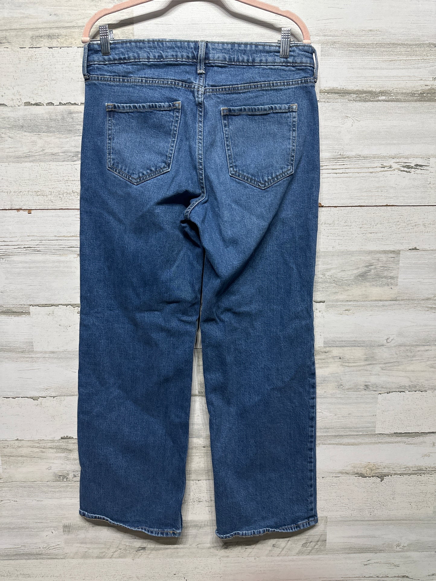 Women's Size 10 Old Navy Wide Leg Mid Rise Jeans - Very Good Used Condition