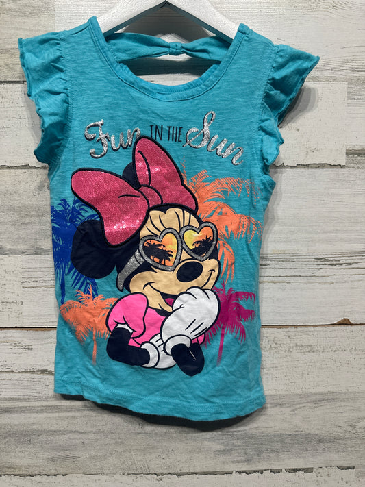 Girls Size 5 Minnie Mouse Fun in the Sun Shirt - Very Good Used Condition