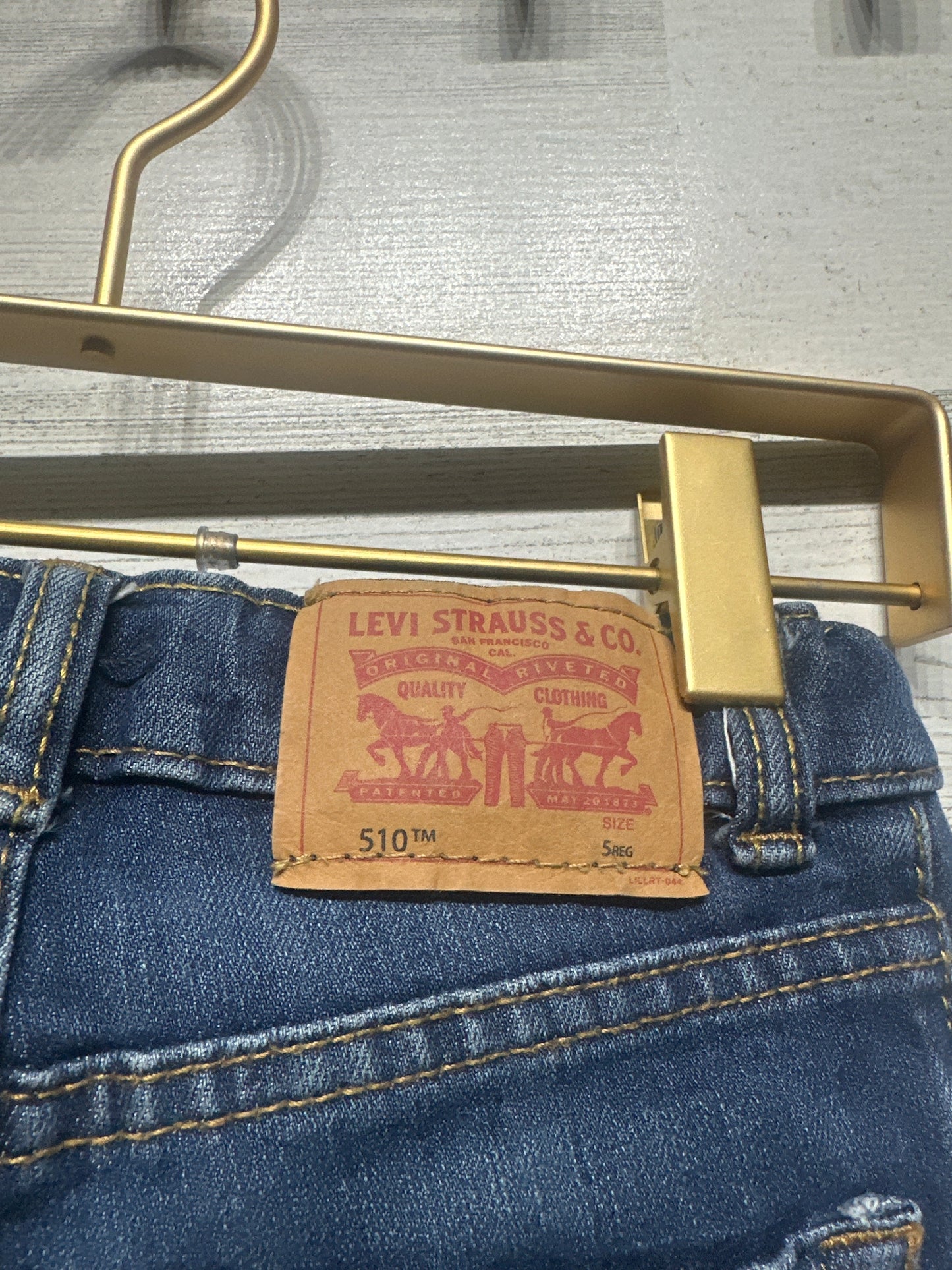 Boys Size 5 Regular Levi’s 510 Skinny Adjustable Waist Jeans - Very Good Used Condition