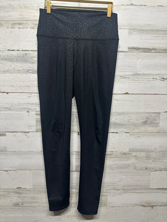 Women's Size Medium Jala Black Leopard Active Leggings - Very Good Used Condition