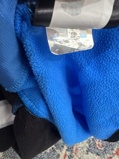 The North Face Boys Size 3 Blue/Black Full Zip Hooded Fleece Jacket GUC