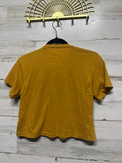 Women's Size XS B&B Dry Goods LSU Tigers Cropped T-Shirt - Good Used Condition