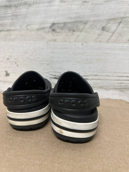 Size 9 (Toddler) Crocs Black Clogs - Good Used Condition