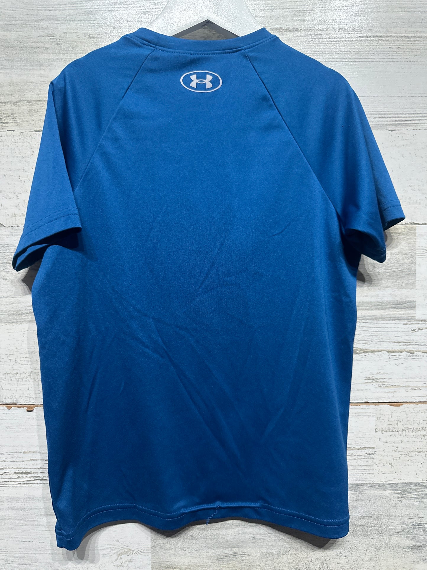 Size Youth Small (8) Loose Under Armour Blue Shirt - Very Good Used Condition