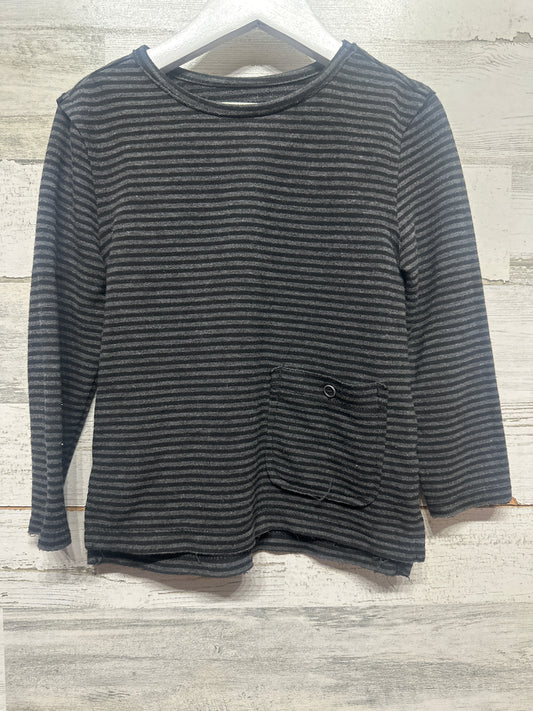 Size 3t Afton Street Striped Soft Long Sleeve Shirt - Very Good Used Condition