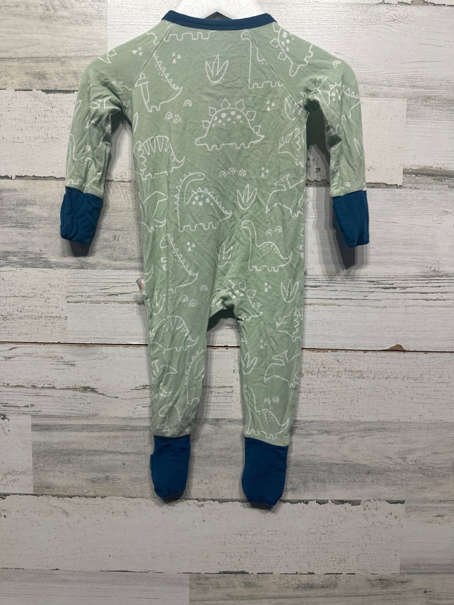 Boys Size 0-3m Toast + Jams Bamboo Dino Convertible Sleeper - Play Condition**