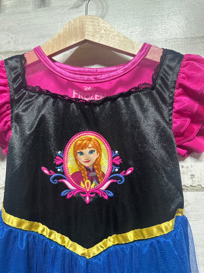 Girls Size 5t Disney Frozen Anna Princess Nightgown  - Play Condition*