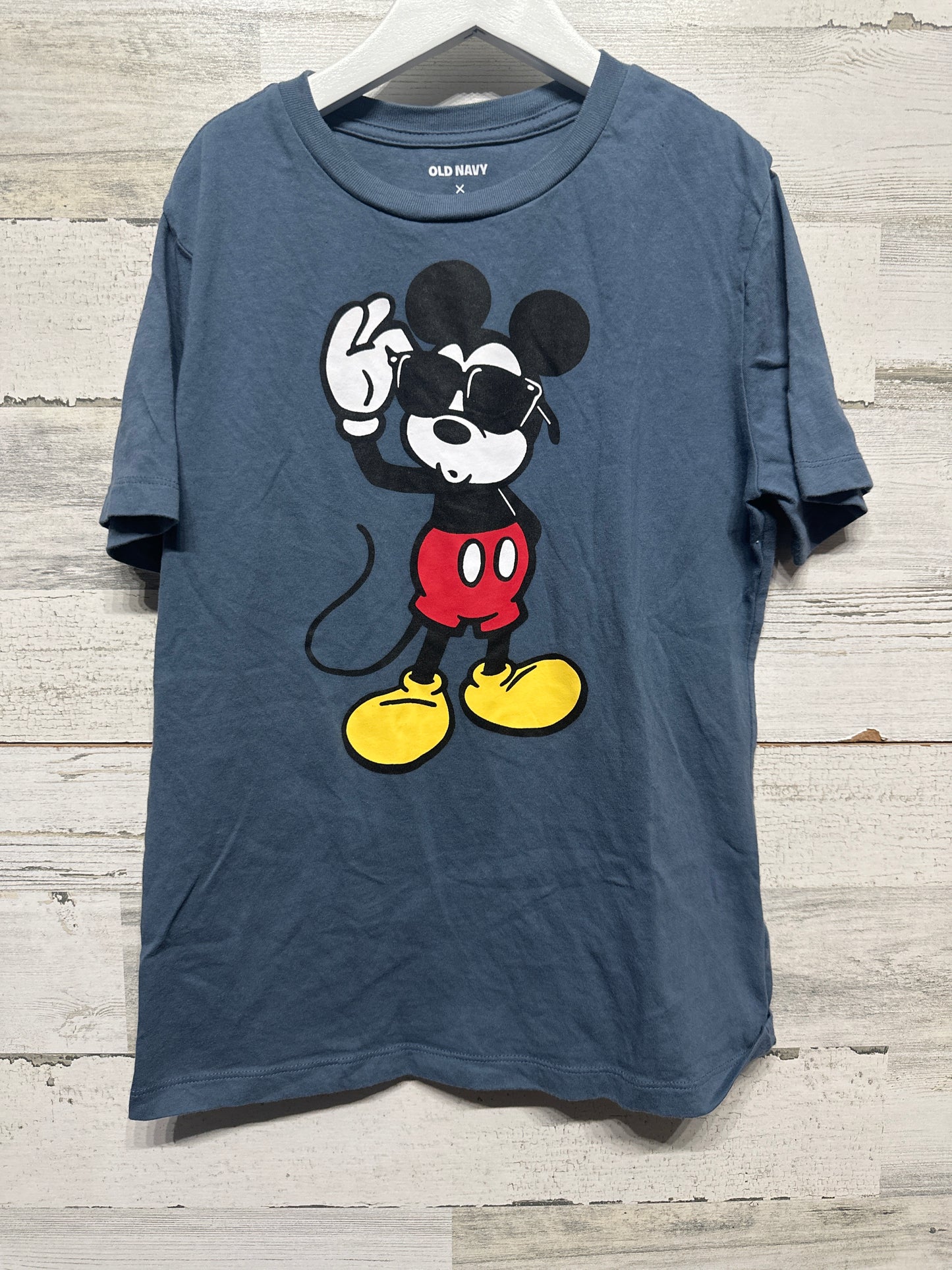 Boys Size 10-12 Large Old Navy X Disney Mickey Mouse Shirt - Very Good Used Condition