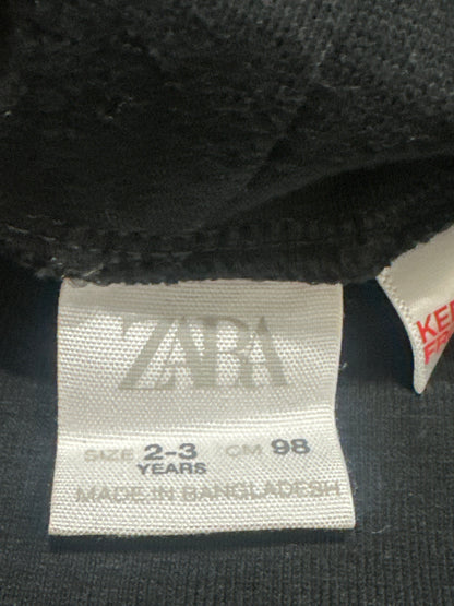 Zara 2-3 Years Black Turtle Neck VGUC
