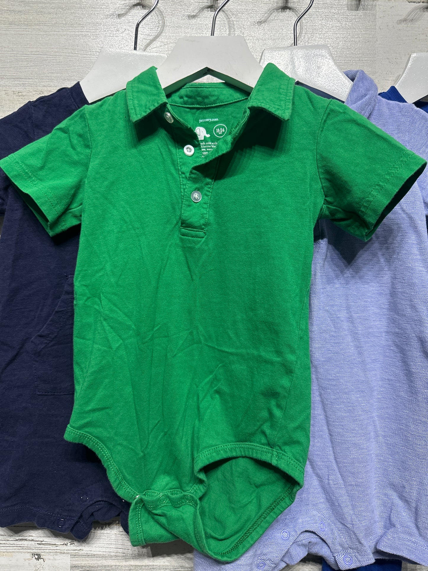 Boys 18-24m Primary Brand Cotton Clothing Lot (4 Pieces) - Very Good Used Condition