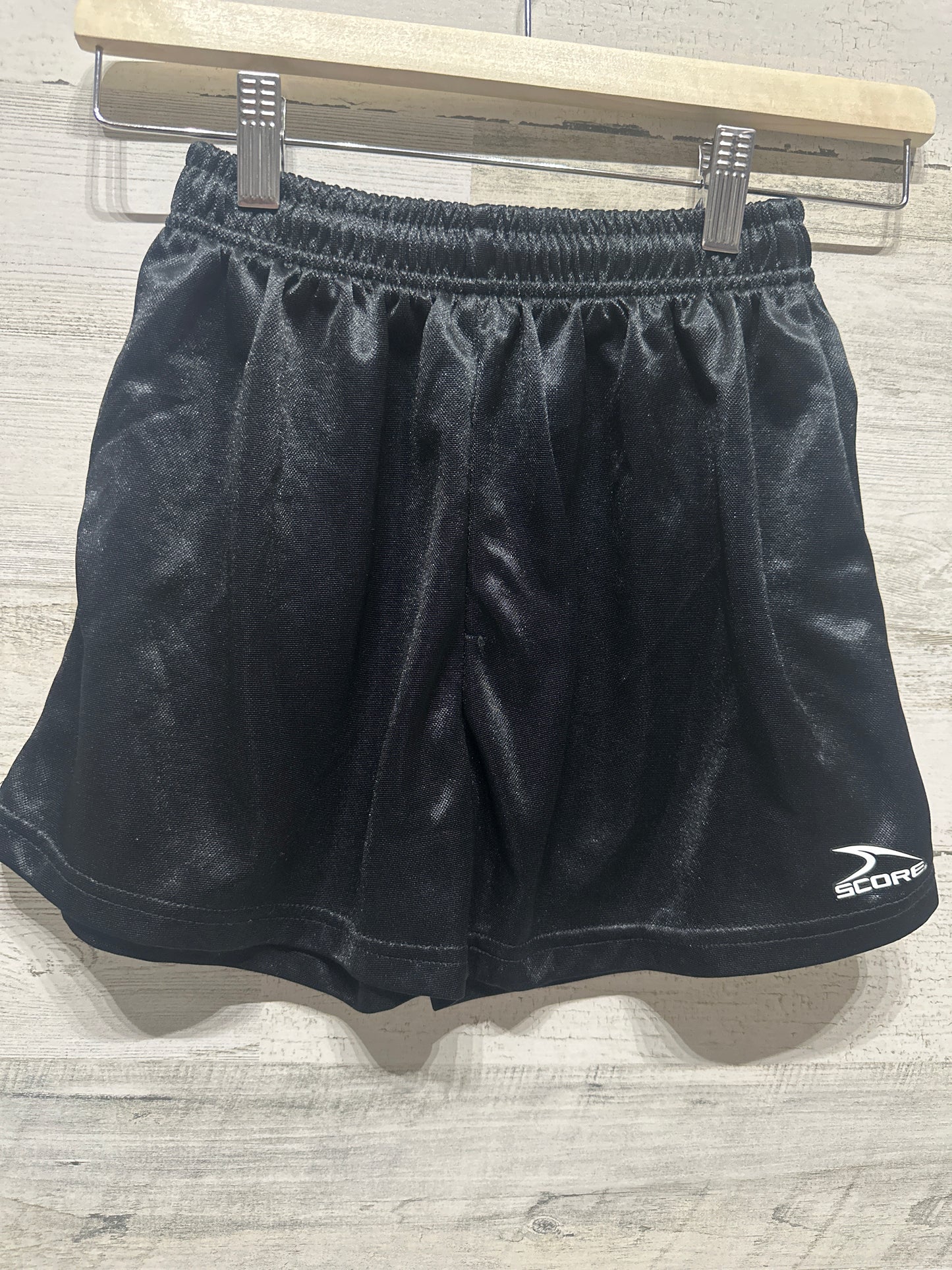 Boys Preowned Size Small Score Black Athletic Shorts - Good Used Condition