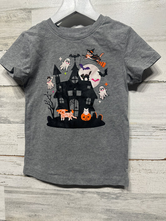 Girls Size 4/5 (XS) Celebrate Halloween Shirt - Very Good Used Condition