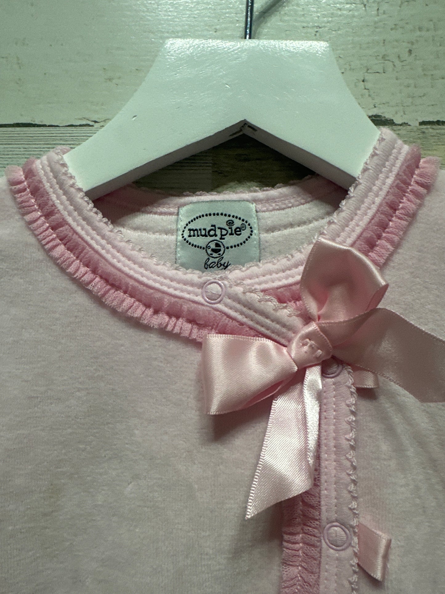 Girls Size 0-6m Mud Pie Baby Gown - Play Condition**