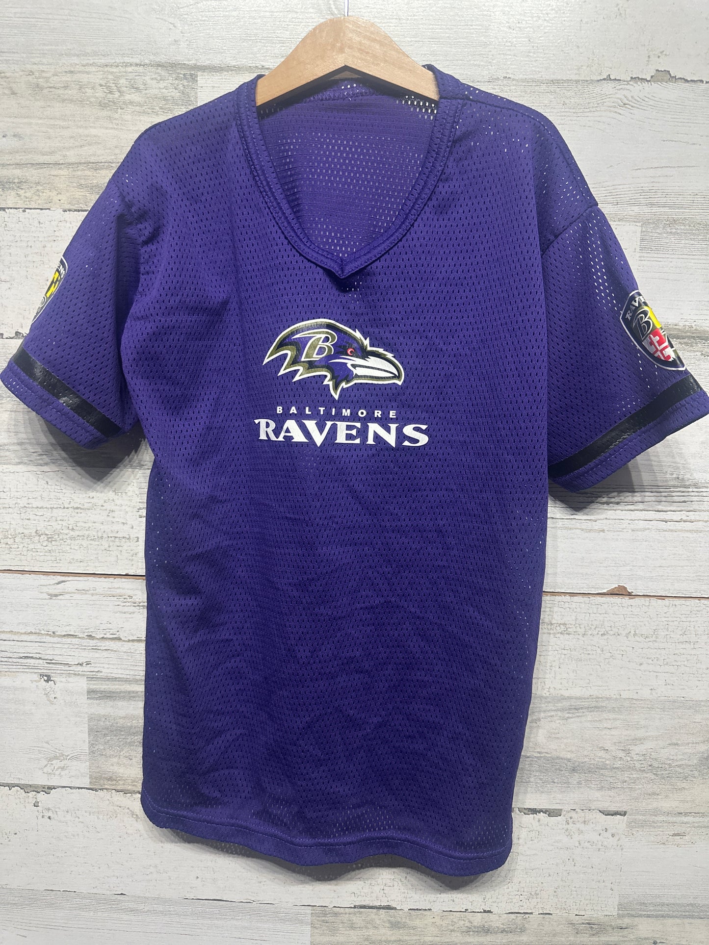 Baltimore Ravens Jersey Fits Like Boys Large GUC