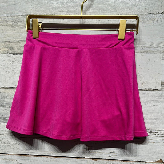 Girls Size Medium 7/8 Athletic Works Pink Active Skort - Good Used Condition
