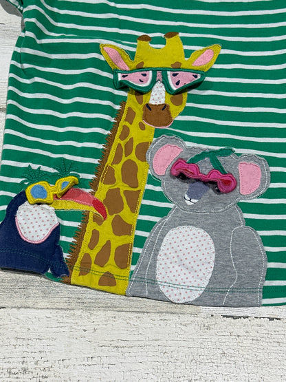 Mini Boden Striped Applique Tee - Girls Size 8-9 Years - Good Used Condition*