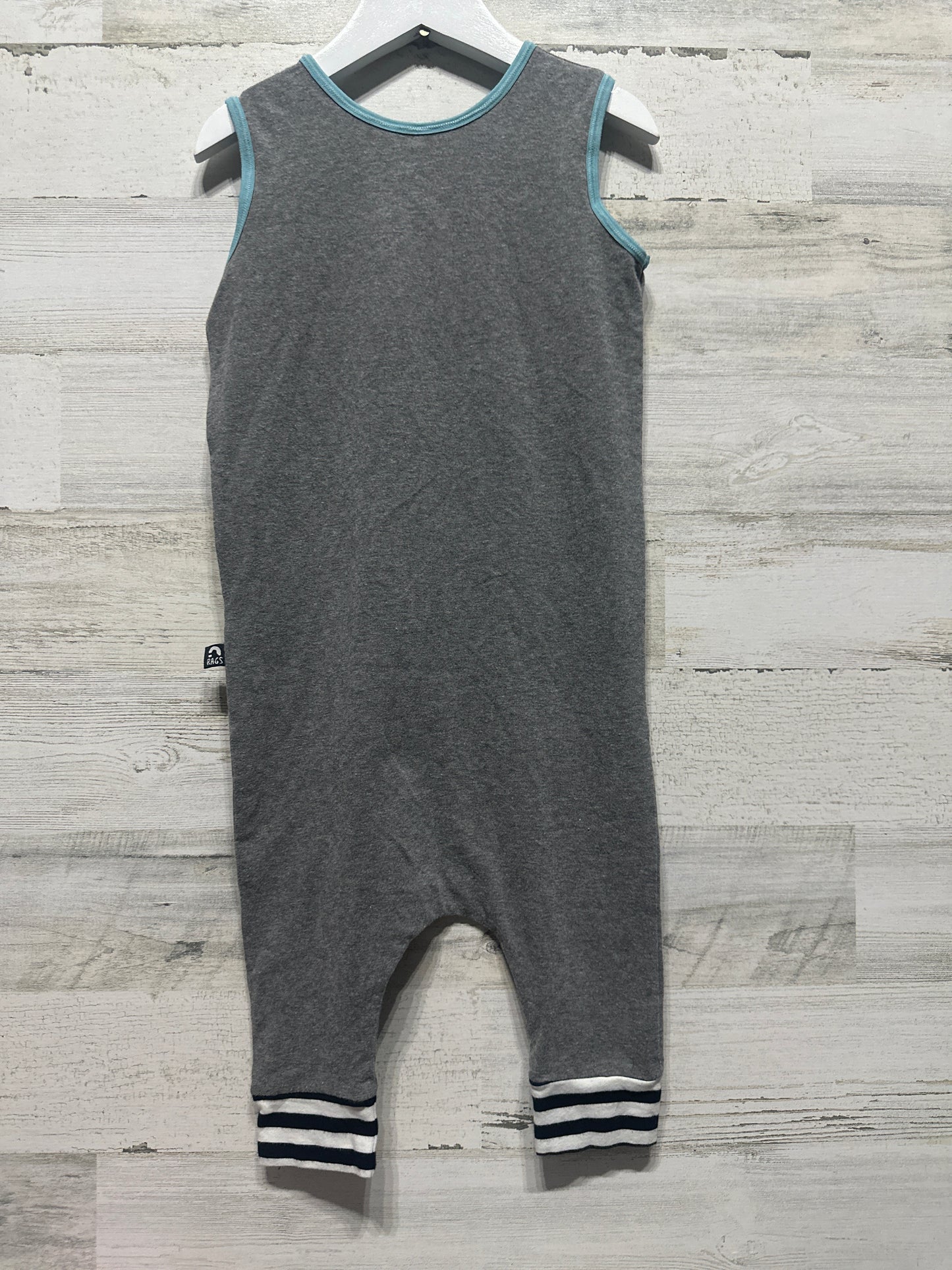 Boys Size 3/4 Rags Duh Romper - Very Good Used Condition