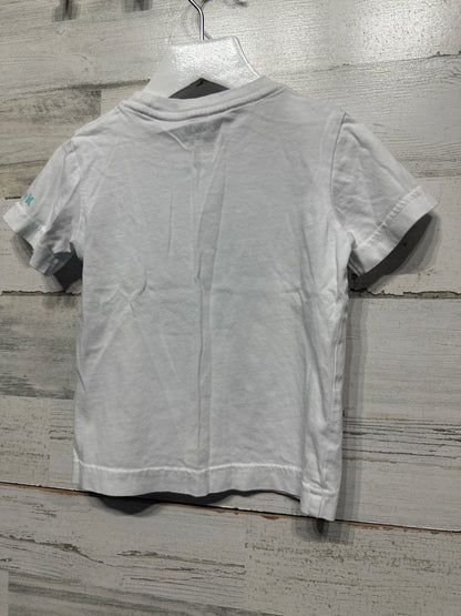 Boys Size 2t White Hurley Tee - Good Used Condition