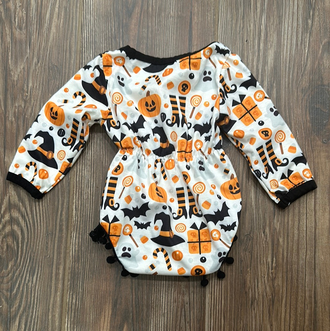 Girls Size 3-6m Halloween Bubble - Good Used Condition