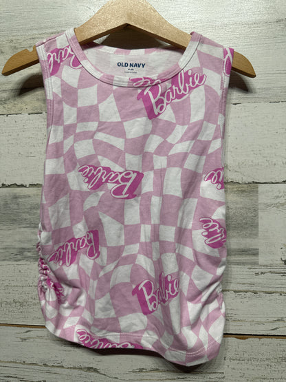 Barbie Sleeveless Top - Old Navy - Girls Size Medium 8 - Very Good Used Condition