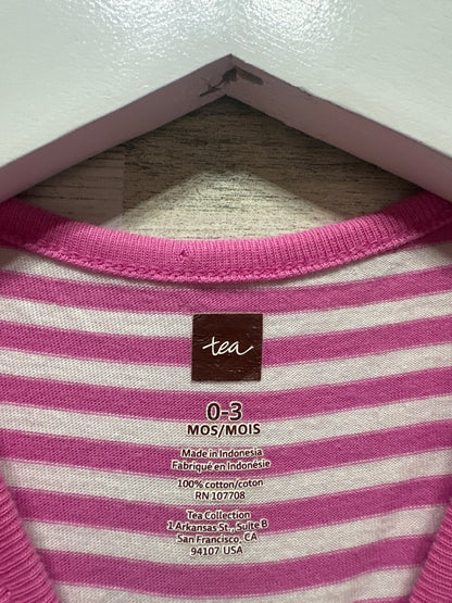 0-3m Tea Collection Romper - Very Good Used Condition