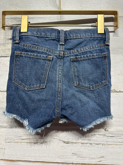 Girls Size 3t Old Navy Adjustable Waist Denim Shorts - Very Good Used Condition