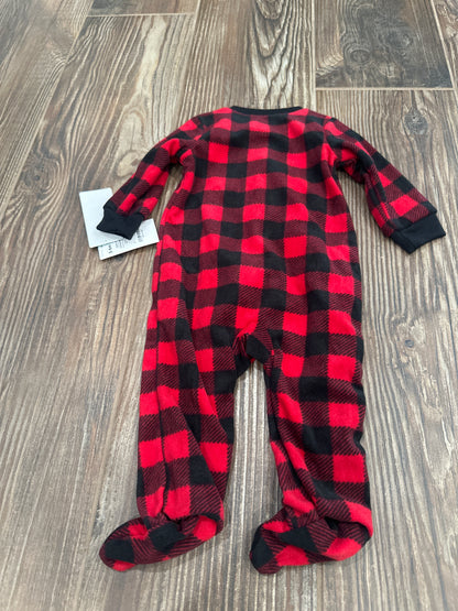 Boys Preowned Size 3-6m Child of Mine Fleece Footed Sleeper - New With Tags