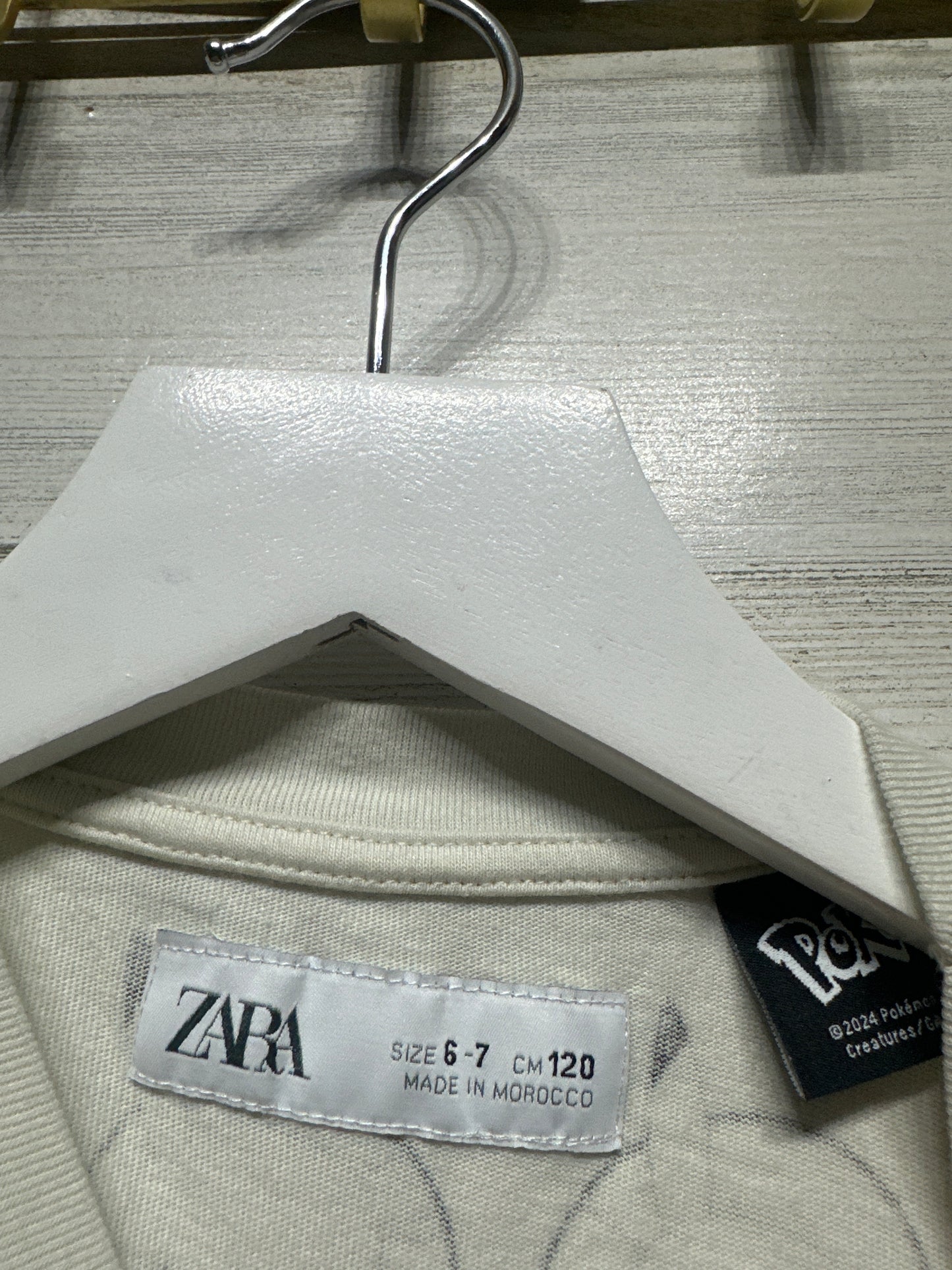 Boys Size 6-7 (120cm) Zara Pokemon Long Sleeve Shirt - Play Condition*