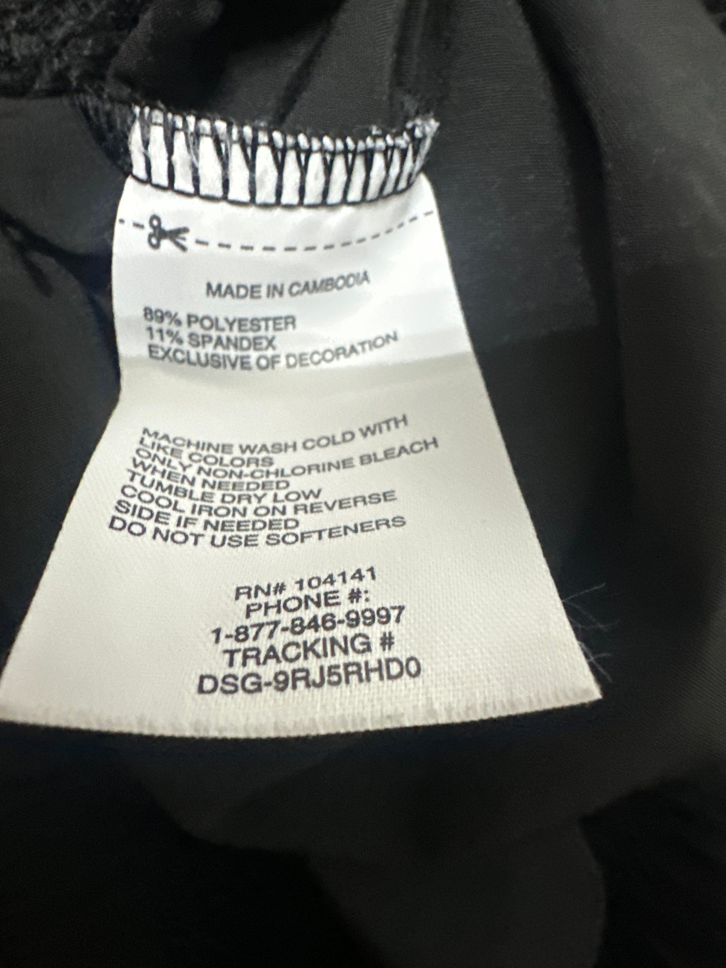Girls Size 10/12 Medium DSG Black Active Shorts - Very Good Used Condition