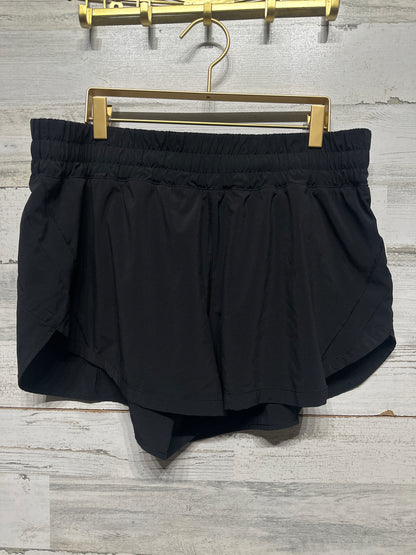 Women’s Size 16 Lululemon Black Athletic Shorts With Zip Pocket - Good Used Condition*