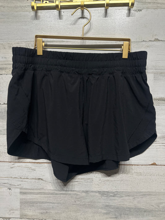 Women’s Size 16 Lululemon Black Athletic Shorts With Zip Pocket - Good Used Condition*