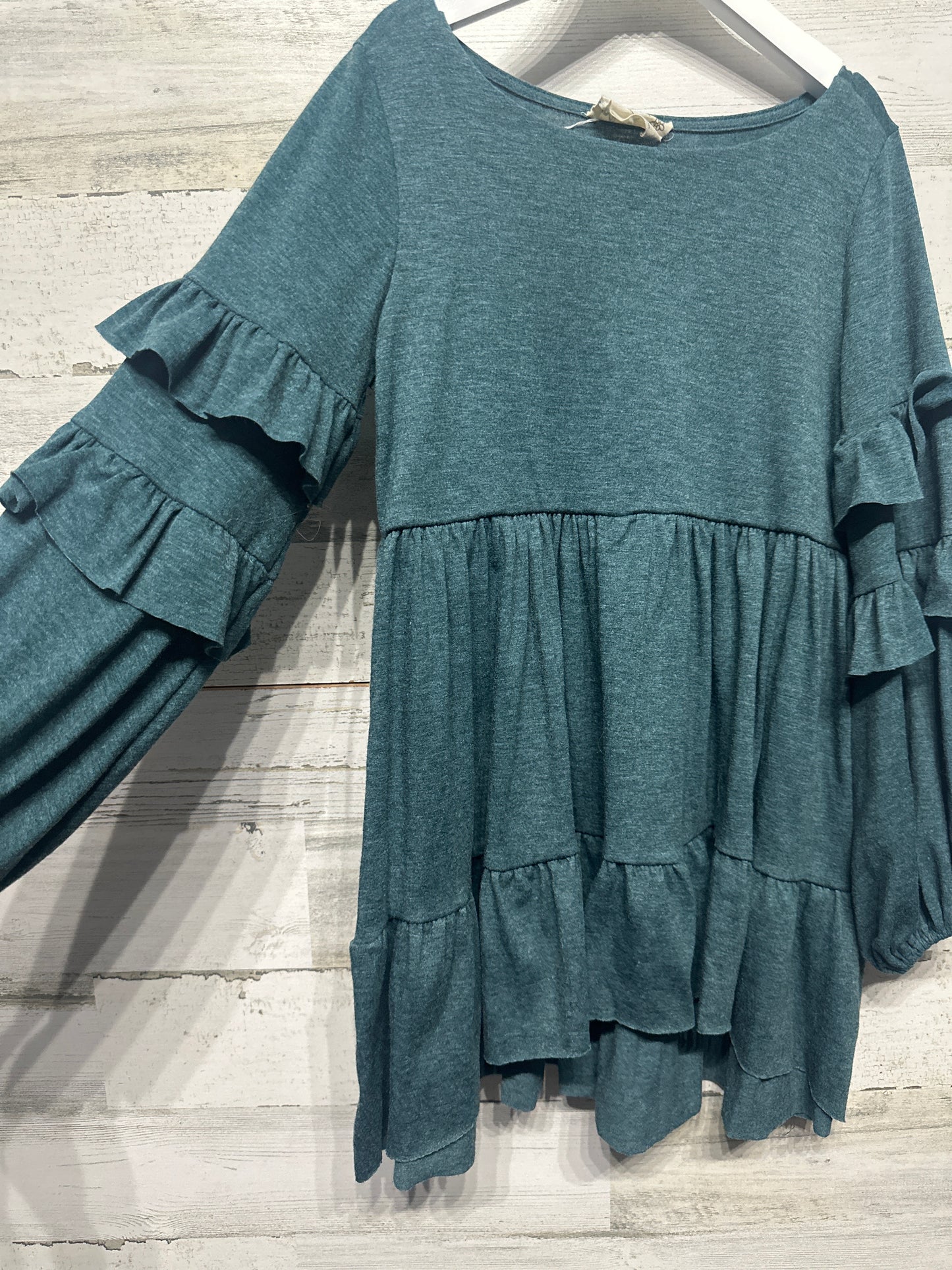 Size 6 MiaJoy by JoyFolie Ruffled Tunic - Very Good Used Condition