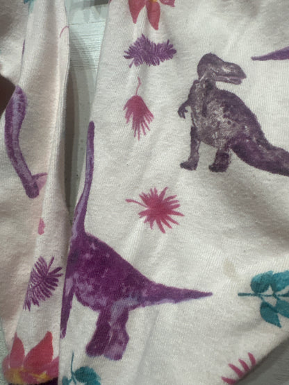 Girls Size 2t Burt’s Bees Dino Organic Cotton Pajamas - Play Condition*