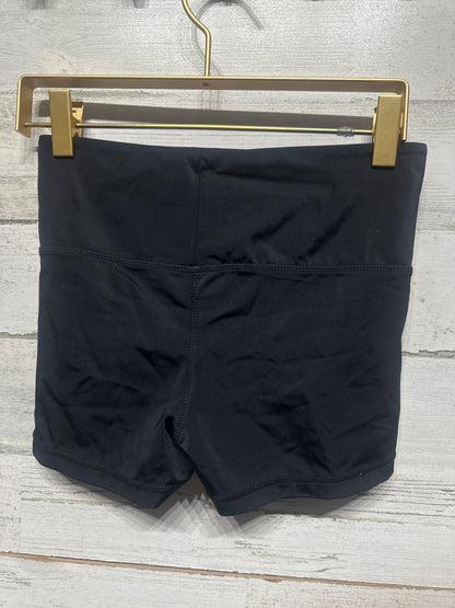 Girls Size Medium Child Balera Black Dance Shorts - Very Good Used Condition