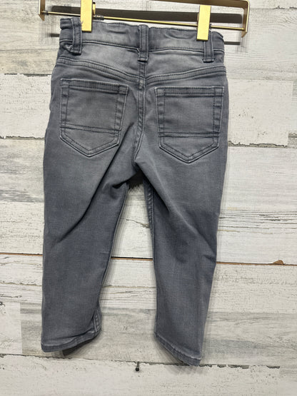 Adjustable Waist Grey Skinny Jeans - Cat and Jack - Boys Size 2t - Very Good Used Condition