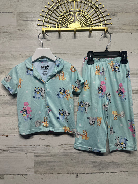 Bluey Pajama Set - Girls Size 24m - Good Used Condition
