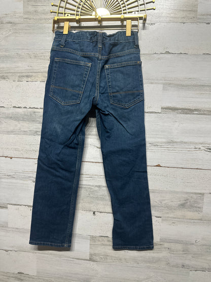 Boys Size 8 Cat and Jack Adjustable Waist Straight Jeans - Very Good Used Condition