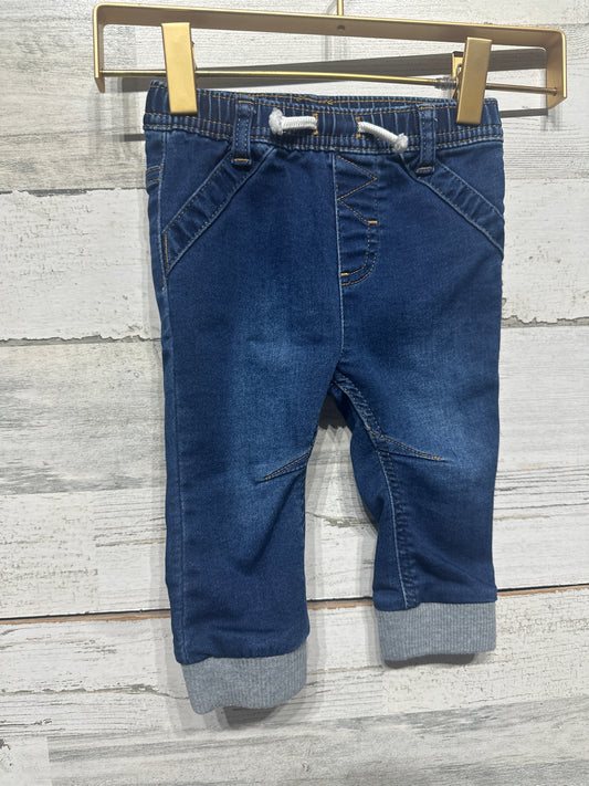 Boys Preowned Size 6-9m Cat and Jack Stretchy Jeans - Very Good Used Condition