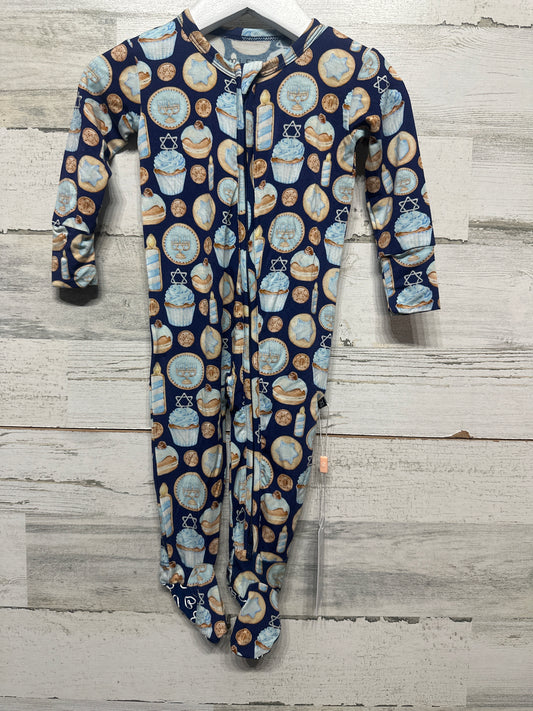Size 6-9m Lev Baby Bamboo Judah Zippered Footie - New With Tags