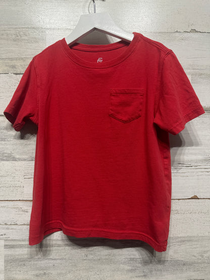 Boys Size 6/7 Class Club Red Pocket Tee - Very Good Used Condition