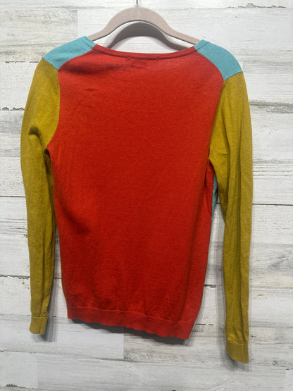 Women’s Preowned Size 8 Boden Colorblock Cardigan - Good Used Condition