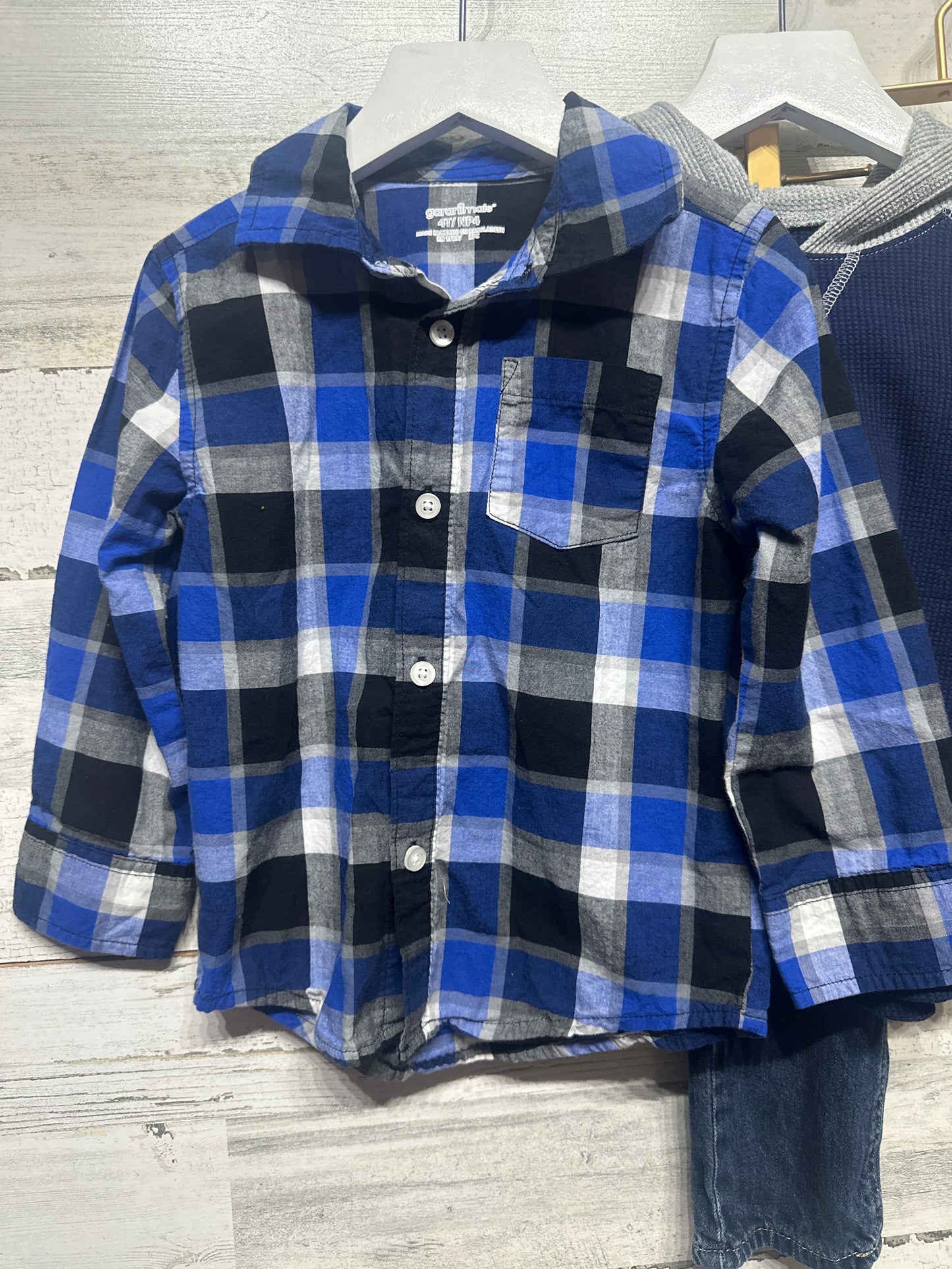 Size 4t Long Sleeve/Pants Clothing Lot (4 Pieces) - Very Good Used Condition