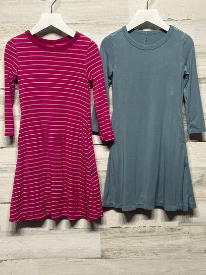 Kickee Pants Girls 2T Long Sleeve Bamboo Dresses GUC