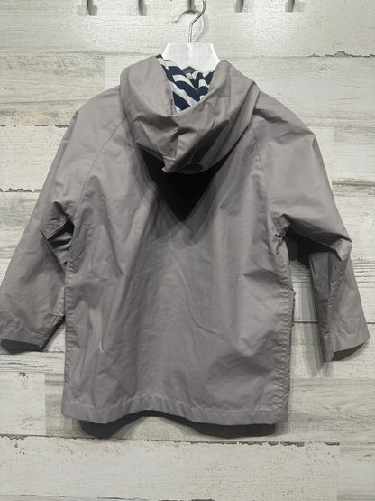 Boys Size 4 years Gap Water Repellant Jersey Lined Hooded Shark Rain Coat - Play Condition**